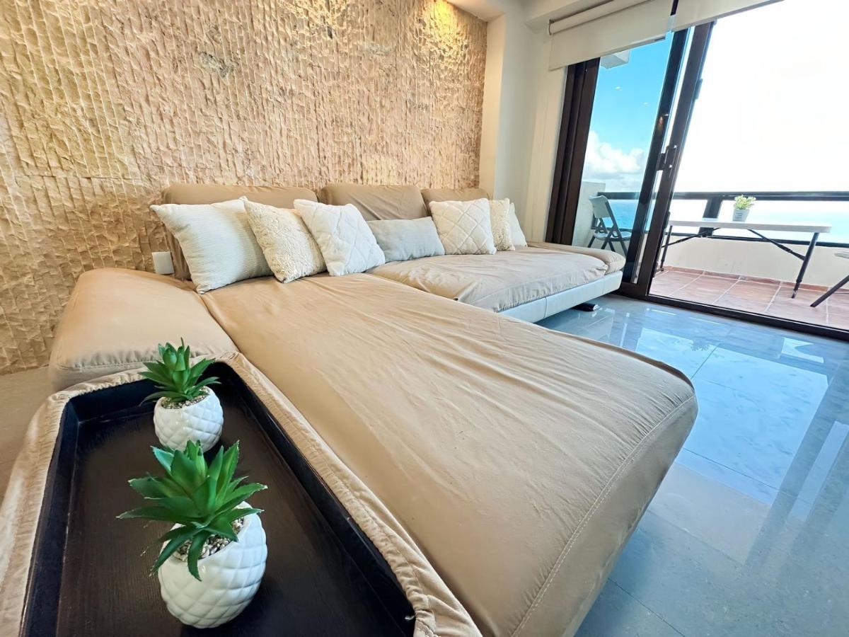 Amazing Beachfront Apartment Cancún Eksteriør billede